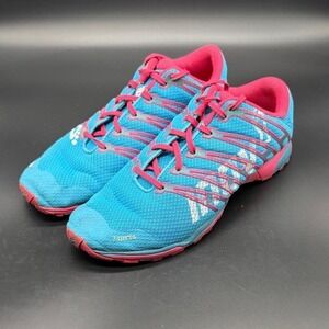Inov8 F-Lite 215 Womens Teal Pink Trail Running Shoes Size 9